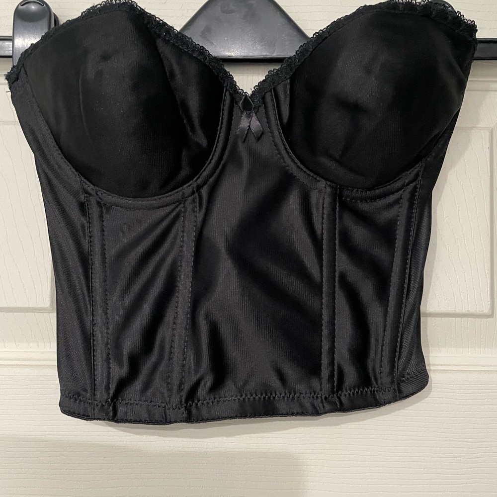 Victoria's Secret Black Corset Bustier Bra